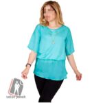 شومیز حریر آستردار-وطن جامه